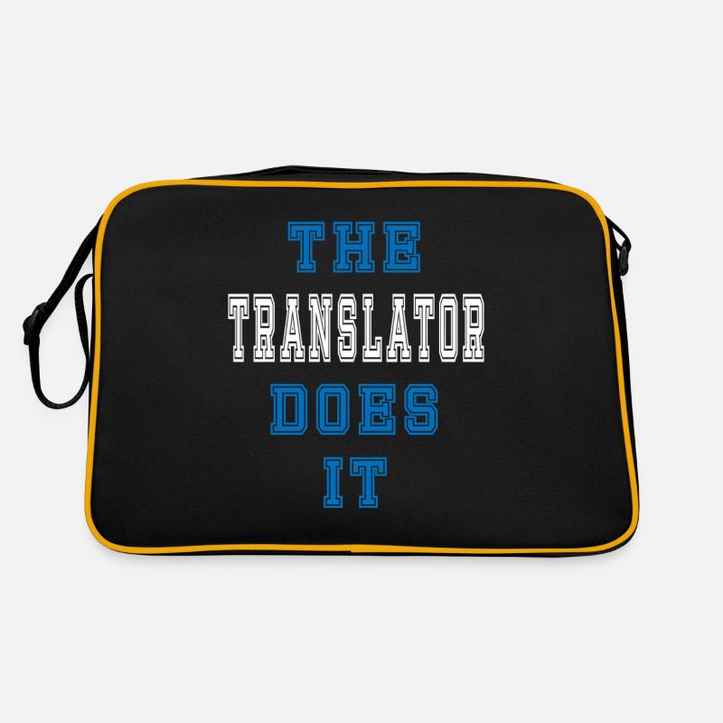 The Translator does it Translator Gift Retro Bag