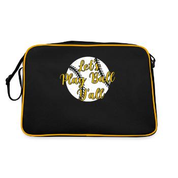 Let's Play Journée de jeu humoristique pour les - Sac Retro - noir/or - Dos