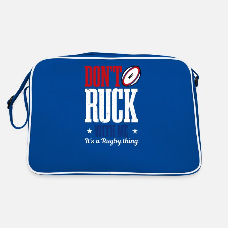 Rugby don't ruck mit mir Retro Tasche