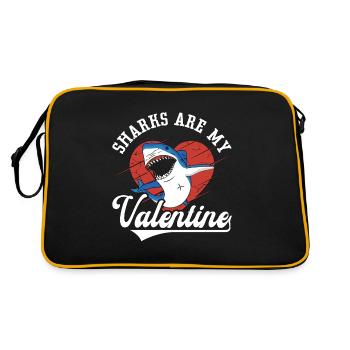 Apnoe Freitauchen Tauchen Freitaucher Geschenk - Retro Tasche - Schwarz/Gold - Hinten