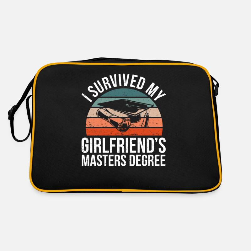 J’ai survécu à ma petite amie Master Degree Abschluss Sac Retro