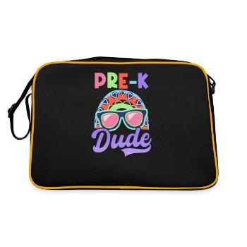 Premier jour d’école Pre-K Dude - Sac Retro - noir/or - Dos