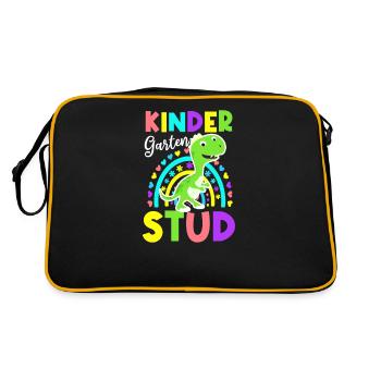 Premier jour d’école Kindergarten Stud - Sac Retro - noir/or - Dos