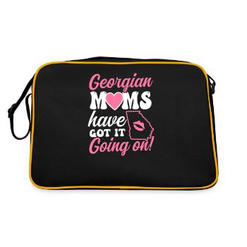Georgia Peach Les mamans géorgiennes l’ont sur - Sac Retro - noir/or - Dos