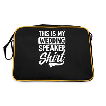 Speaker Wedding Speaker Outfit - Retro Bag - black/gold - Back