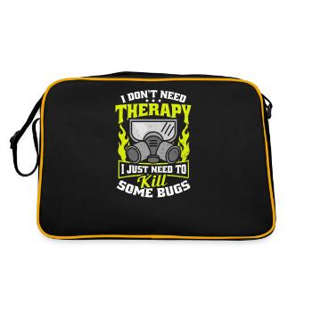Bug Exterminator Just Need To Kill Some Bugs - Retro Bag - black/gold - Back
