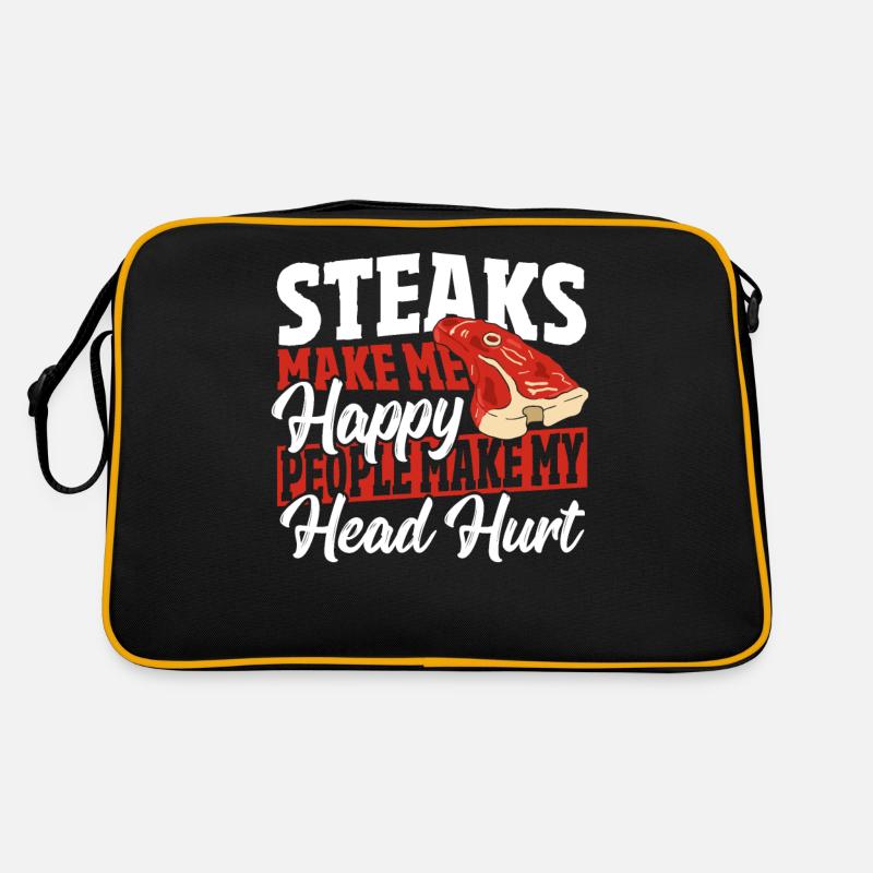 Grill Grill BBQ BBQ Grillades Saison Barbecue Sac Retro