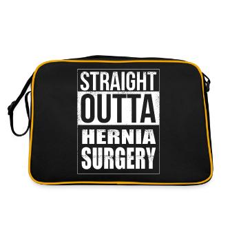 Taux de récupération de la chirurgie de la hernie - Sac Retro - noir/or - Dos
