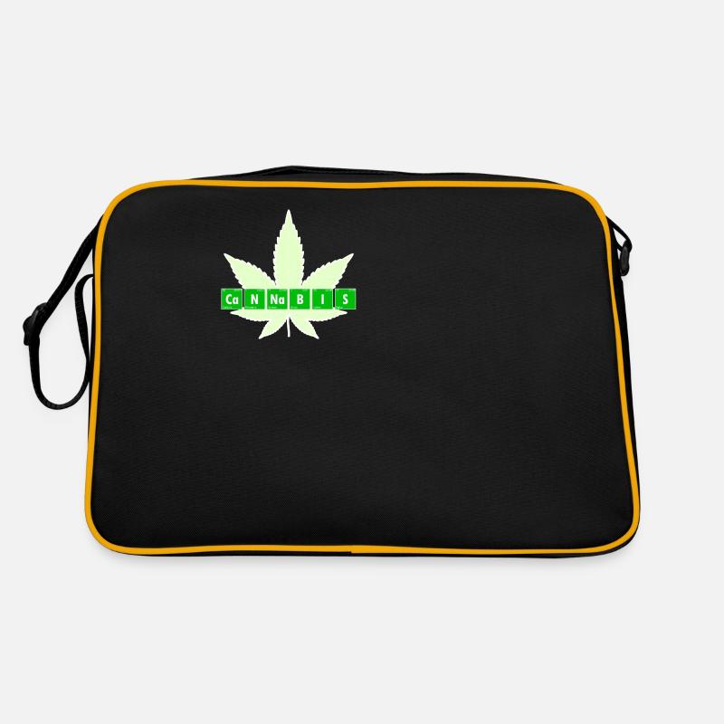 Cannabis Élément du système périodique Weed Nerd Pothead Sac Retro