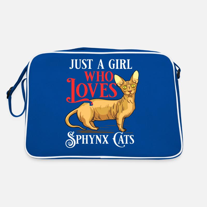 Sphynx Chat Sphinx Chaton sans poils Egypte Sac Retro