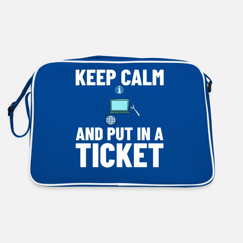 Support technique Assistance technique informatique Helpdesk Sac Retro