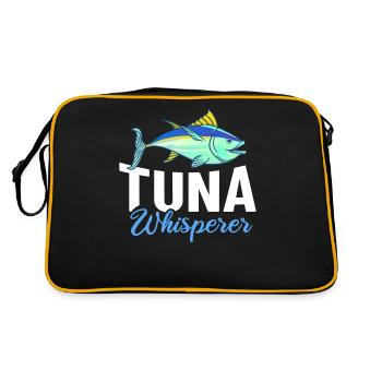 Bluefin tuna Bluefin fisherman Greek - Retro Bag - black/gold - Back