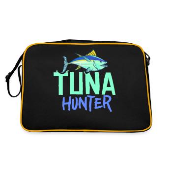 Bluefin tuna Bluefin fisherman Greek - Retro Bag - black/gold - Back
