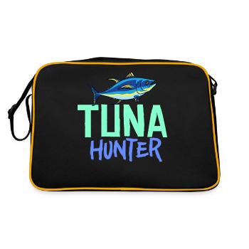 Bluefin tuna Bluefin fisherman Greek - Retro Bag - black/gold - Back