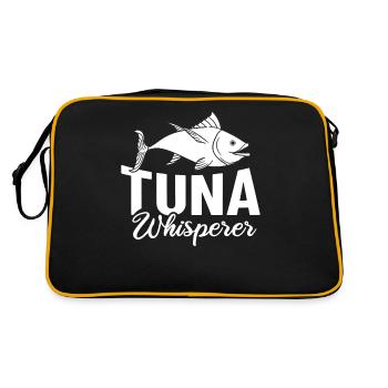 Bluefin tuna Bluefin fisherman Greek - Retro Bag - black/gold - Back