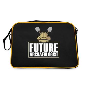 Future archaeologist Student Artifact - Retro Bag - black/gold - Back