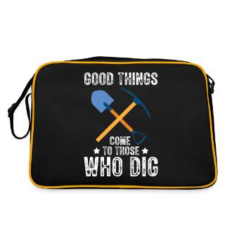 Good Things Dig Archaeologist-Artifact-Archaeology - Retro Bag - black/gold - Back