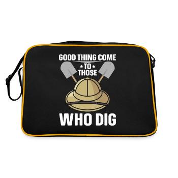 Good Things Dig Archaeologist-Artifact-Archaeology - Retro Bag - black/gold - Back