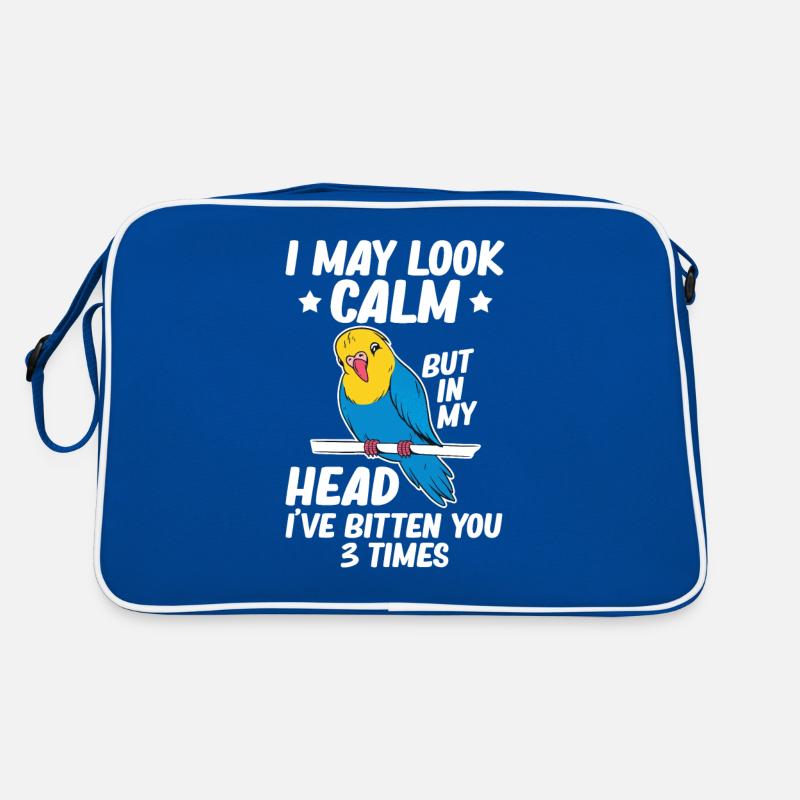 Ich Kann Ruhigen Papageien-vogel-wellensittich Retro Tasche
