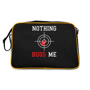 Bug Exterminator Nothing Bugs Me - Retro Bag - black/gold - Back