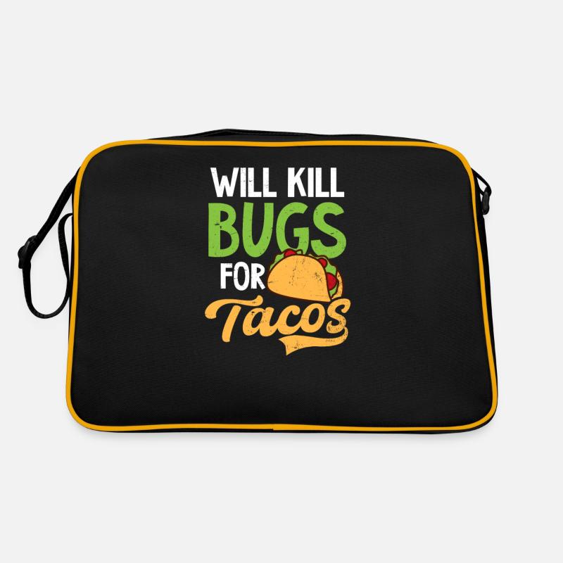 Bug Exterminator Will Kill Bugs For Tacos Retro Bag