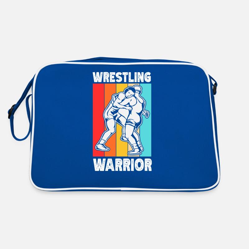 Wrestling Krieger Ringen Ringer Ringkampf Retro Tasche
