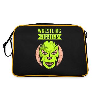 Wrestling Fighter Wrestling Wrestling Wrestling - Retro Bag - black/gold - Back