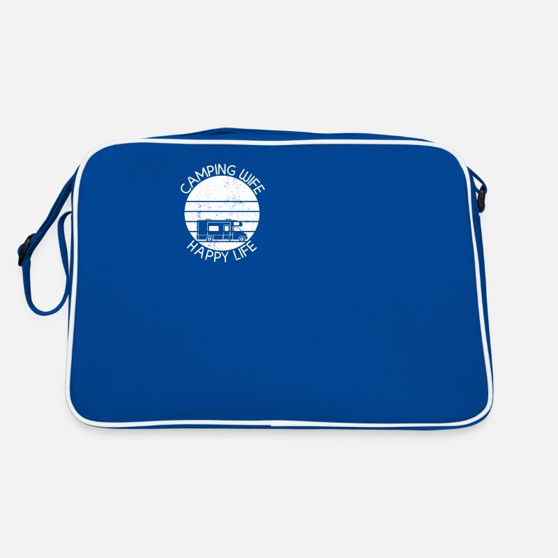 Camping Camping Camping Camping Caravane Camping Vacances Sac Retro