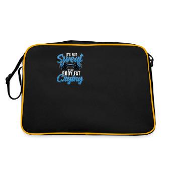 C'est pas la transpiration drôle d'entraînement - Sac Retro - noir/or - Dos