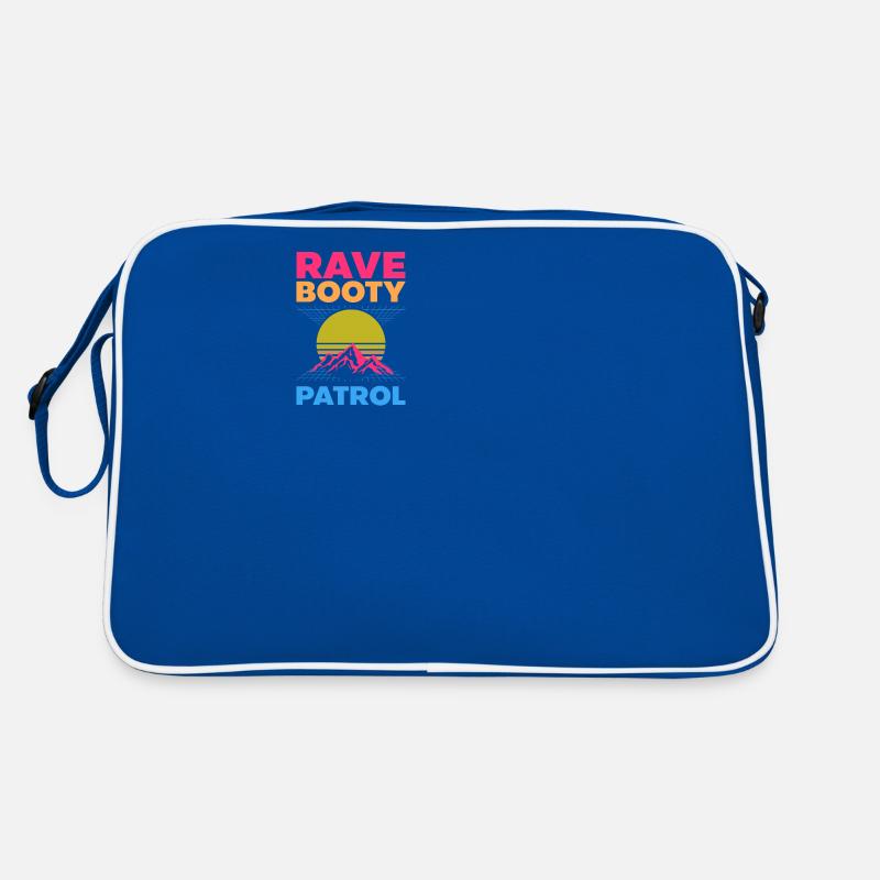 EDM Rave Techno 80s Rave Booty Patrouille Retro Tasche