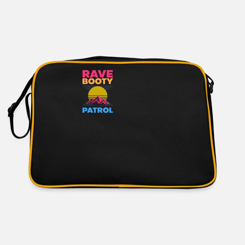 EDM Rave Techno 80s Rave Booty Patrol Sac Retro