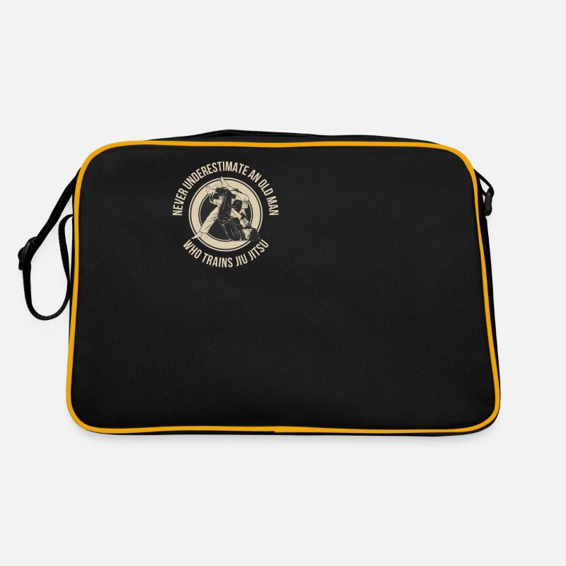 Old Man Jiu Jitsu Jiu Jitsu Geschenk Retro Tasche