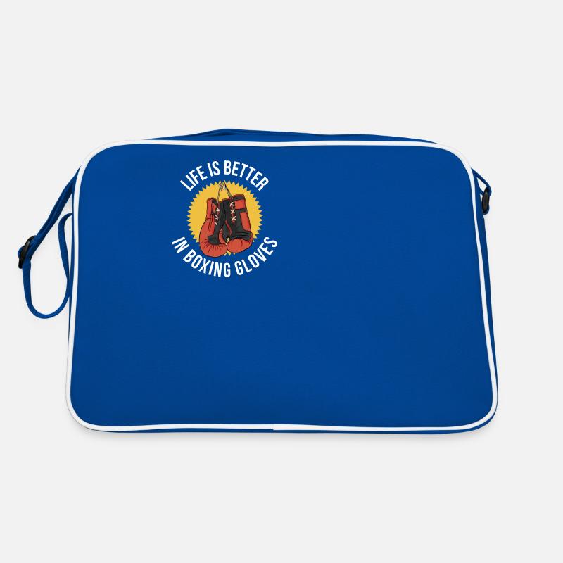 La vie est meilleure dans les gants de boxe Kickboxing Gift Sac Retro