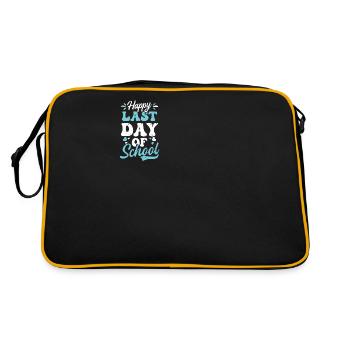 Dernier jour d’école Joyeux dernier jour d’école - Sac Retro - noir/or - Dos