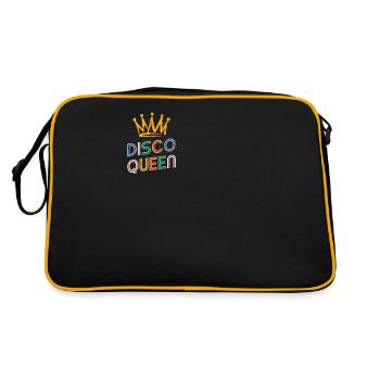 Disco Queen 70's Disco Themed Vintage - danseuse - Sac Retro - noir/or - Dos