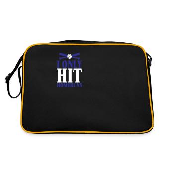 Je n’ai frappé que des homeruns 3 - Sac Retro - noir/or - Dos