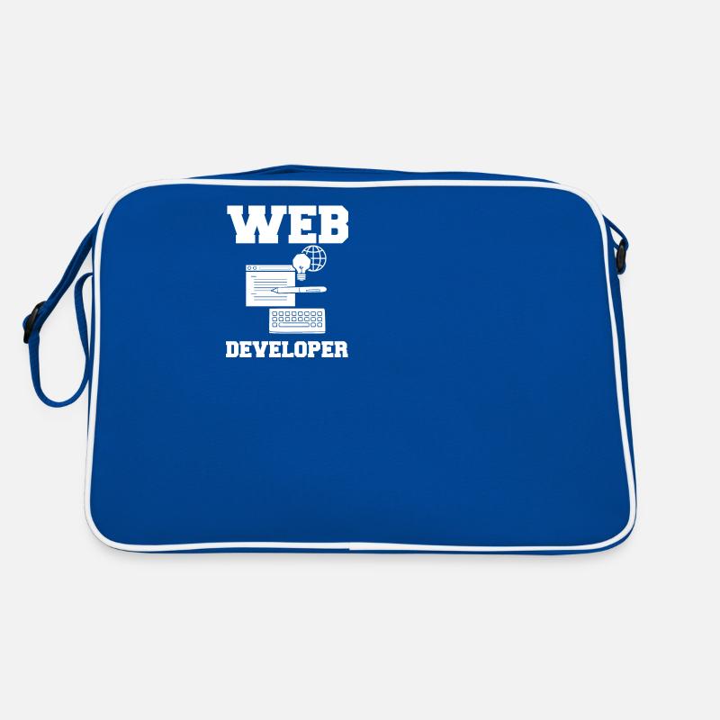 Web Entwicklung Webentwickler Entwickler Manager Retro Tasche