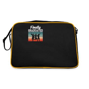 Finally Graduate Graduate Graduated Graduate - Retro Bag - black/gold - Back