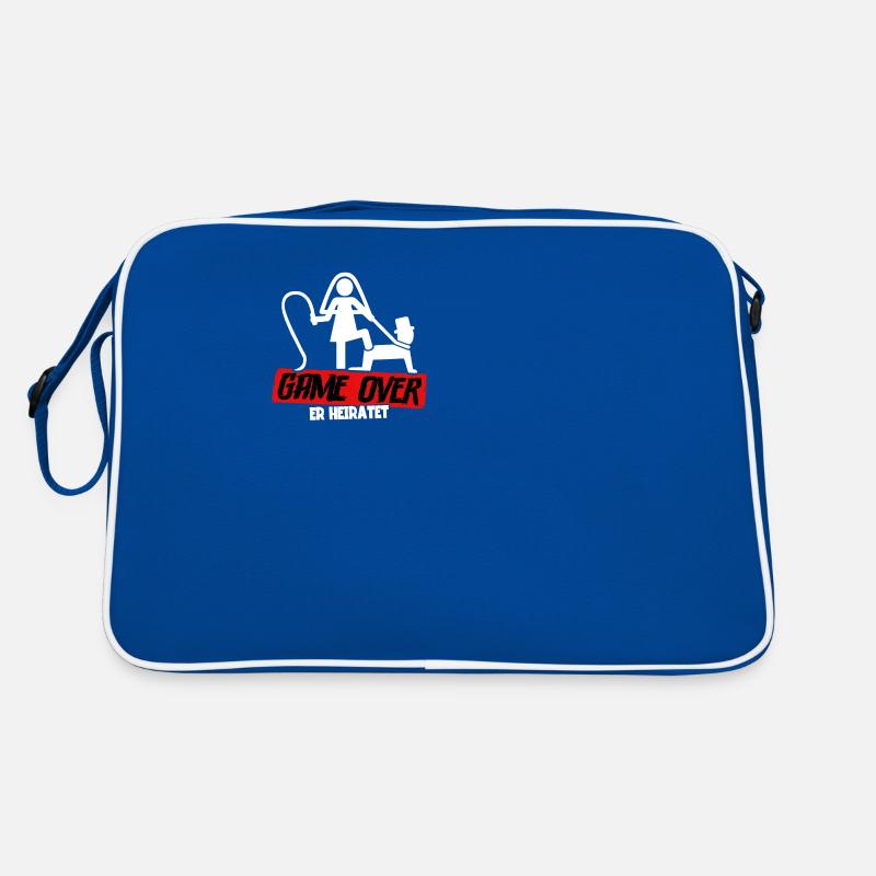 Game Over Er Heiratet Junggesellenabschied Retro Tasche