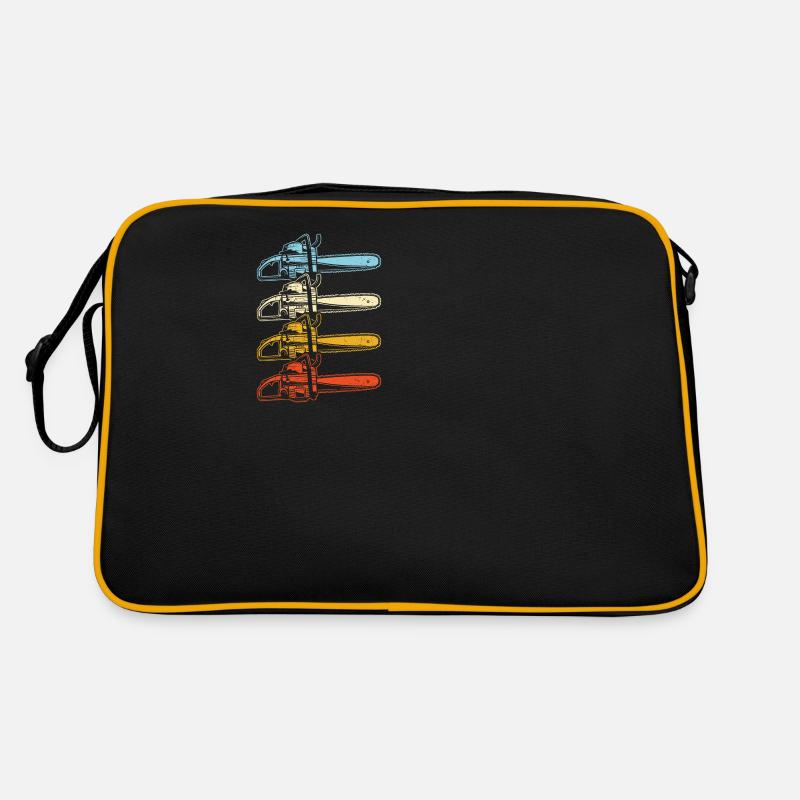 Kettensägen Retro Holzernte Retro Tasche