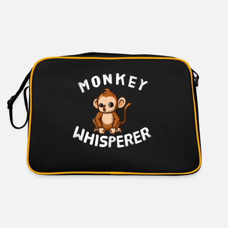 Funny Monkey Lover Monkey Whisperer Retro Bag