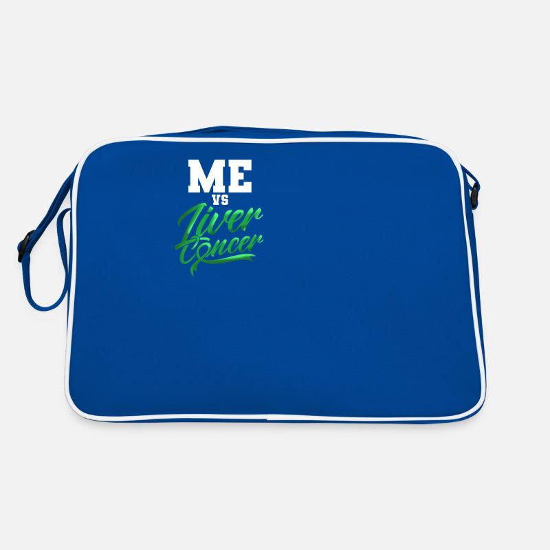 Ich gegen Leberkrebs Leberkrebs Retro Tasche