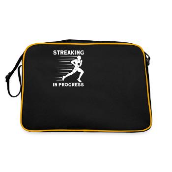 Motivation Streak Running Runner Marathon - Sac Retro - noir/or - Dos