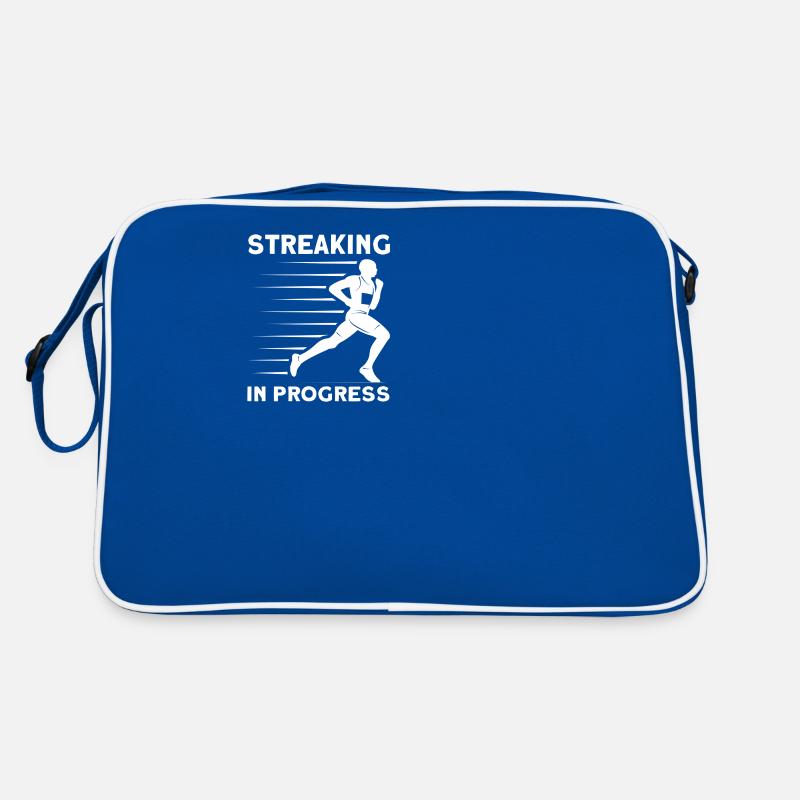 Motivation Streak Running Runner Marathon Retro Bag