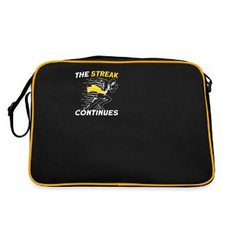 Motivation Streak Running Runner Marathon - Sac Retro - noir/or - Dos