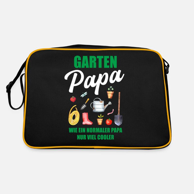 Garten Papa Lustiger Spruch Geschenk Herren Retro Tasche