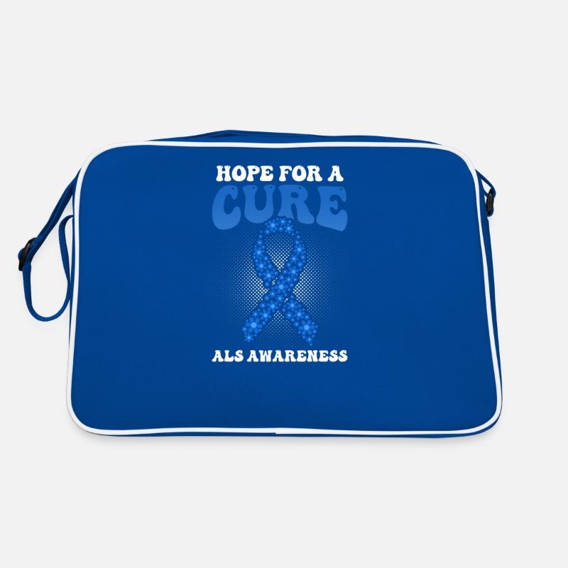 Als Awarenesss Hope For A Cure Retro Bag