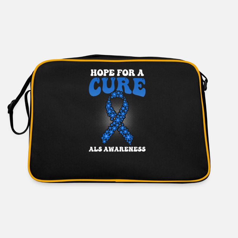 Als Awarenesss Hope For A Cure Retro Bag