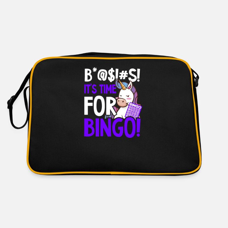 Bingo Queen B*@$!#s It's Time For Bingo Retro Bag