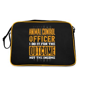 Animal Control Officer Quota - Retro Bag - black/gold - Back